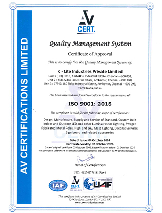 ISO 9001:2015 - 2023-2026