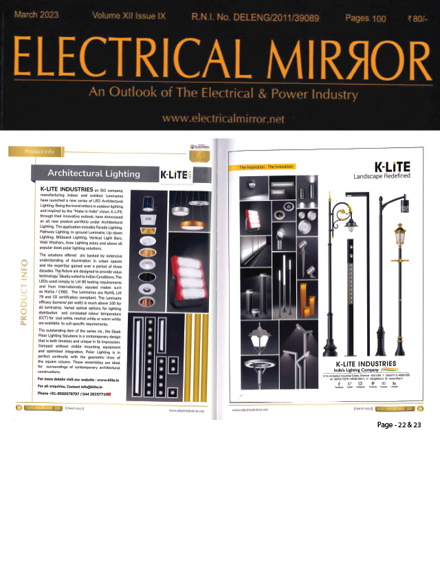 Electricals Mirror - March 2023