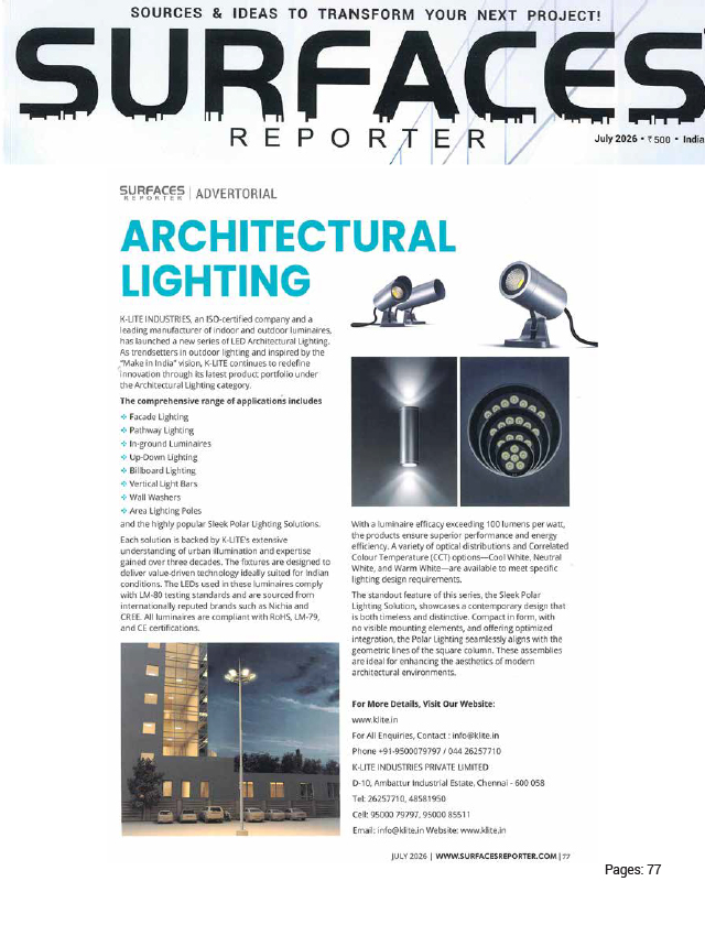 Surfaces - July - 2026