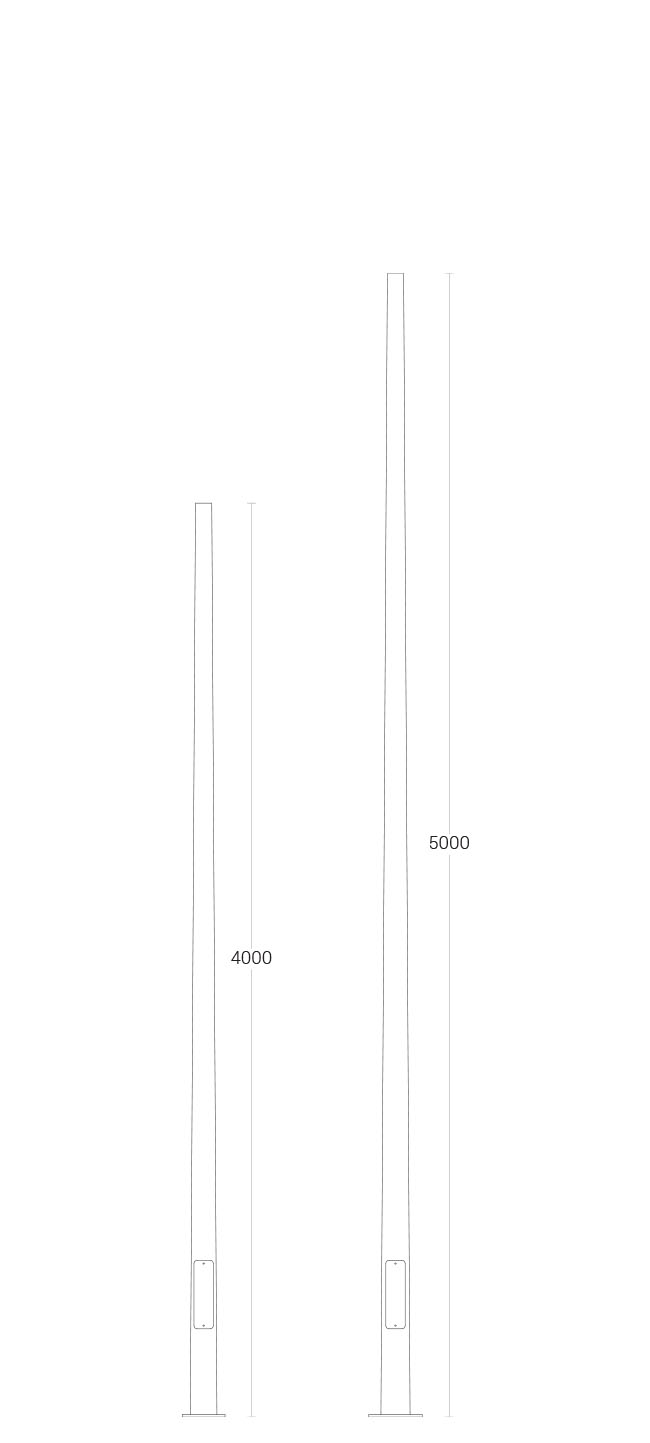 Conical - PTL - dimensional drawing