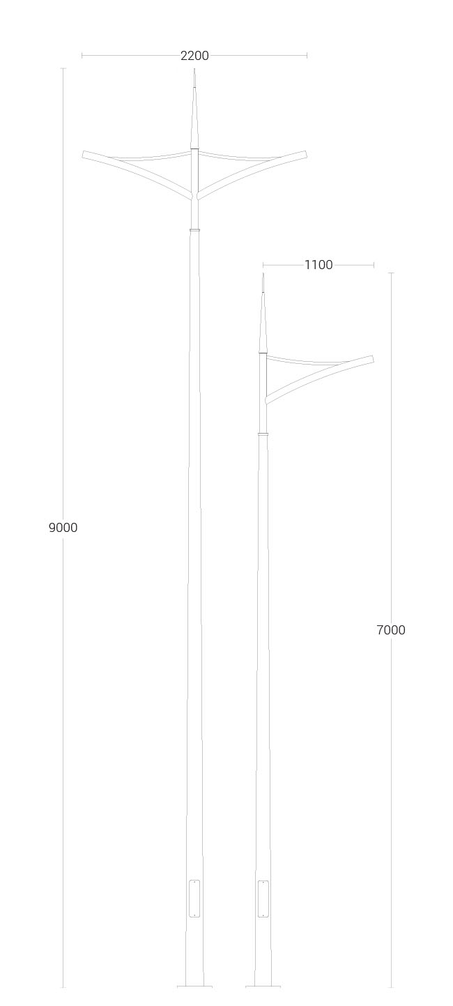 Sword - dimensional drawing